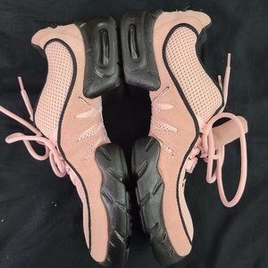 Adult Mesh Dance Sneaker Bloch Pink and Black Size 11